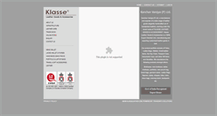 Desktop Screenshot of klasseleather.com