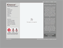 Tablet Screenshot of klasseleather.com